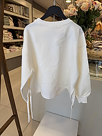 Baskılı Ponponlu Sweatshirt